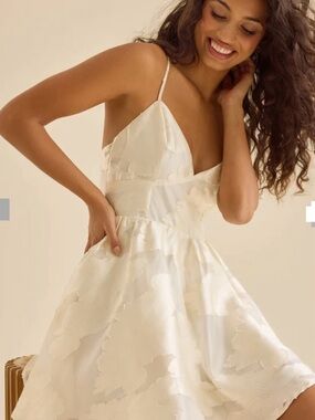 Altar'd State Novalee Satin Mini Dress
